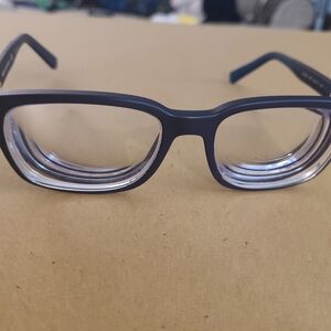 Armani Stylish Blue Square Glasses